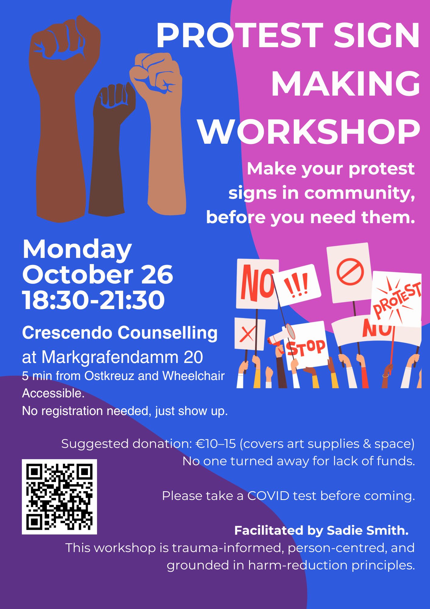 Protest Sign Making Workshops
